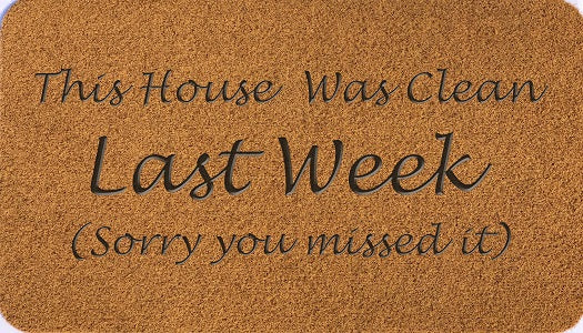 This House Was Clean Last Week