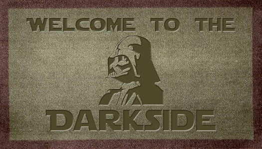 Welcome To The Dark Side Vader Head