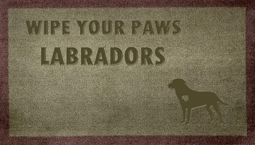 Wipe Your Paws Labradors