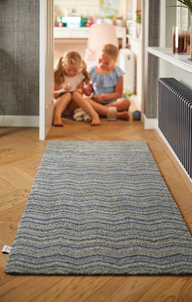 Ribbon Grey Zig Zag Runner