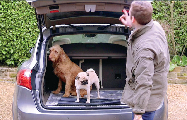 Howler & Scratch Big Paw 2 Car Boot Mat - DoormatsOnline