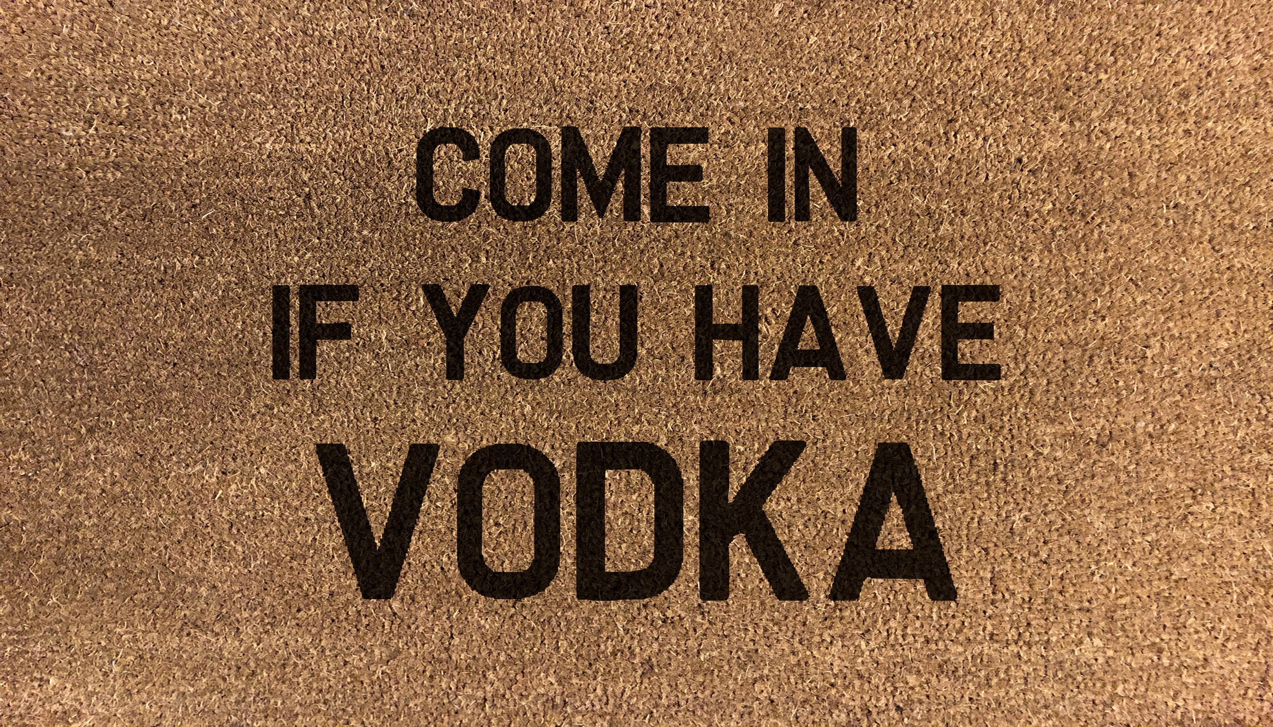 Come In If You Have Vodka