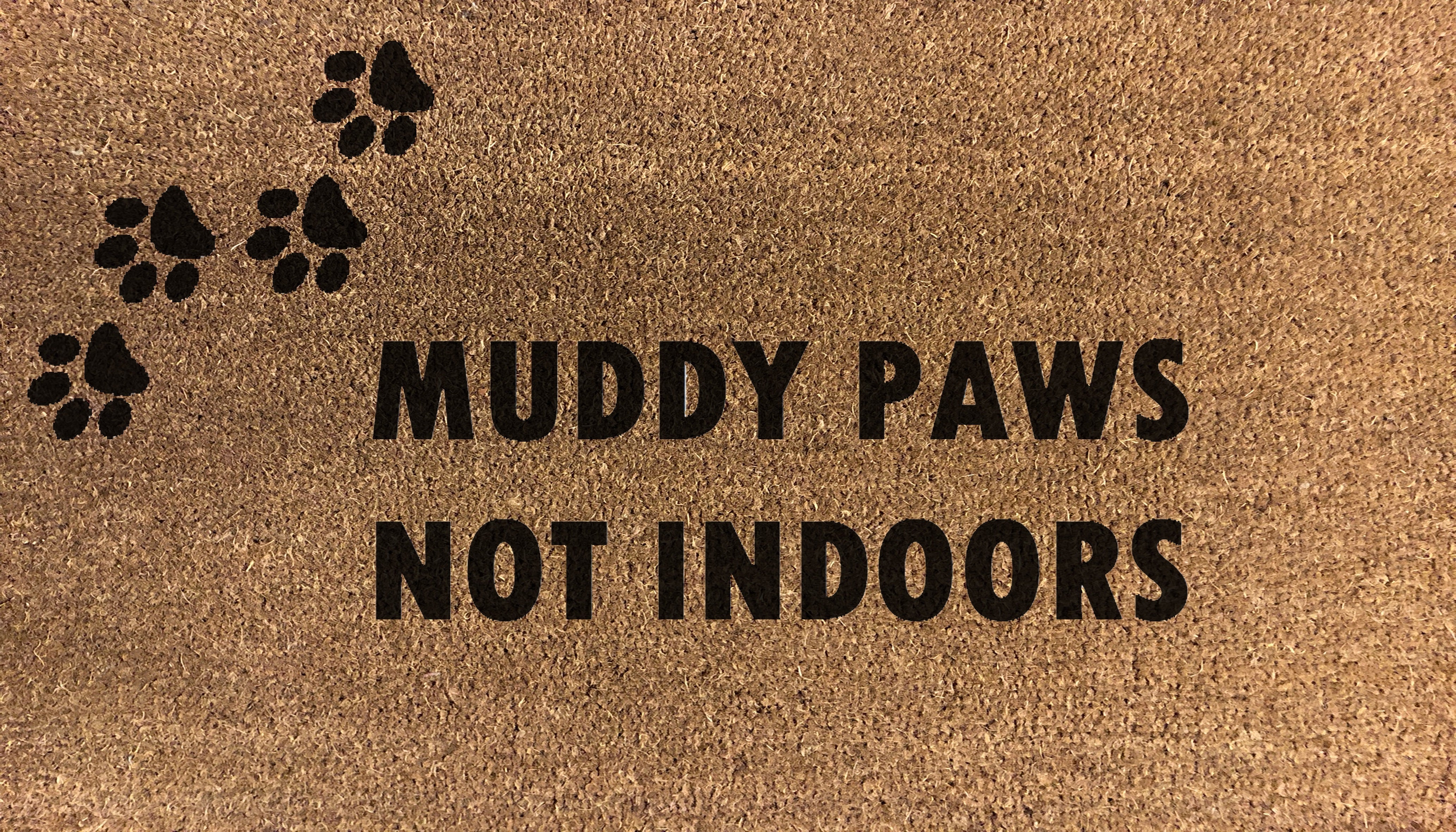 Muddy Paws Not Indoors