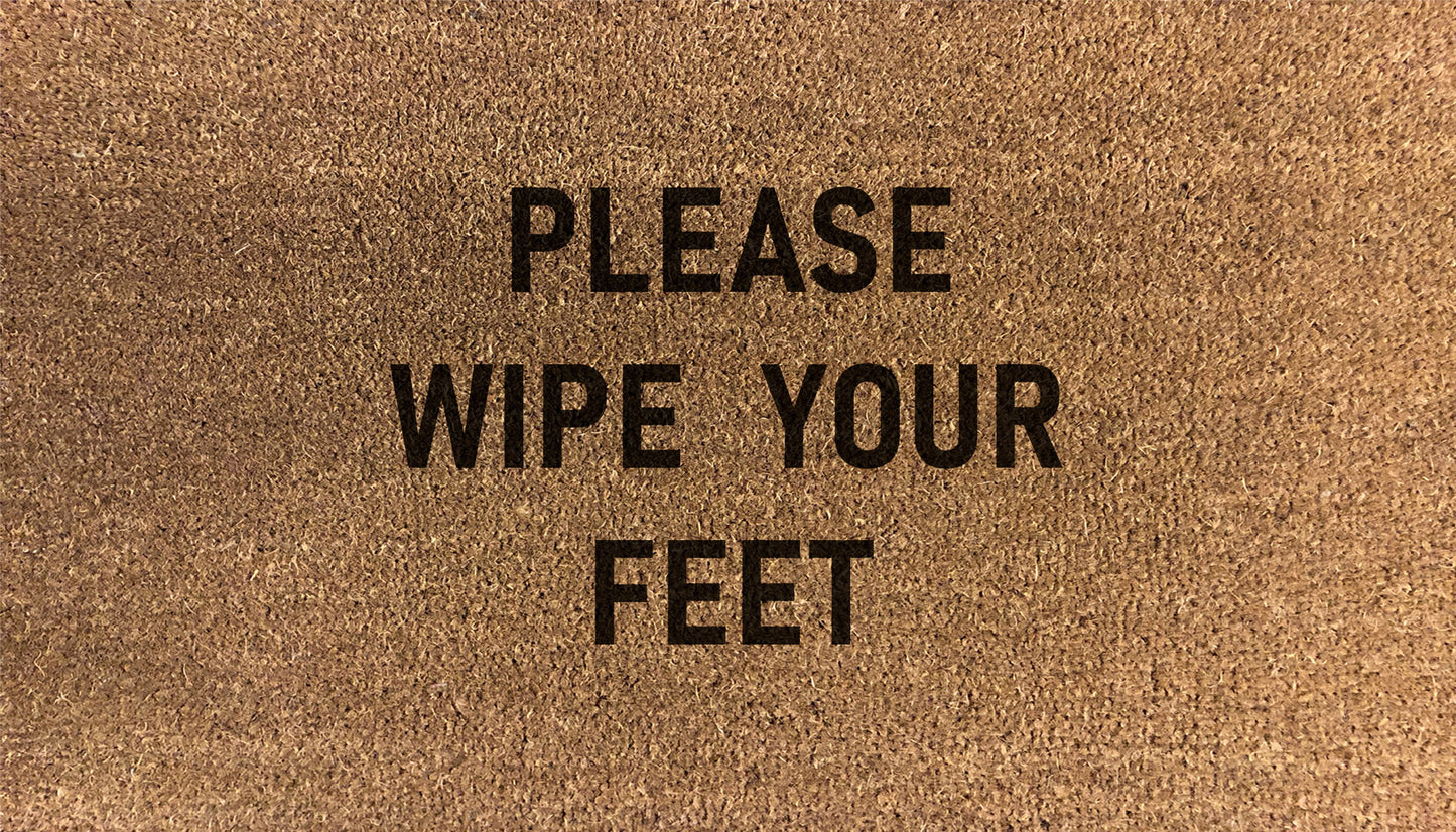Please Wipe Your Feet