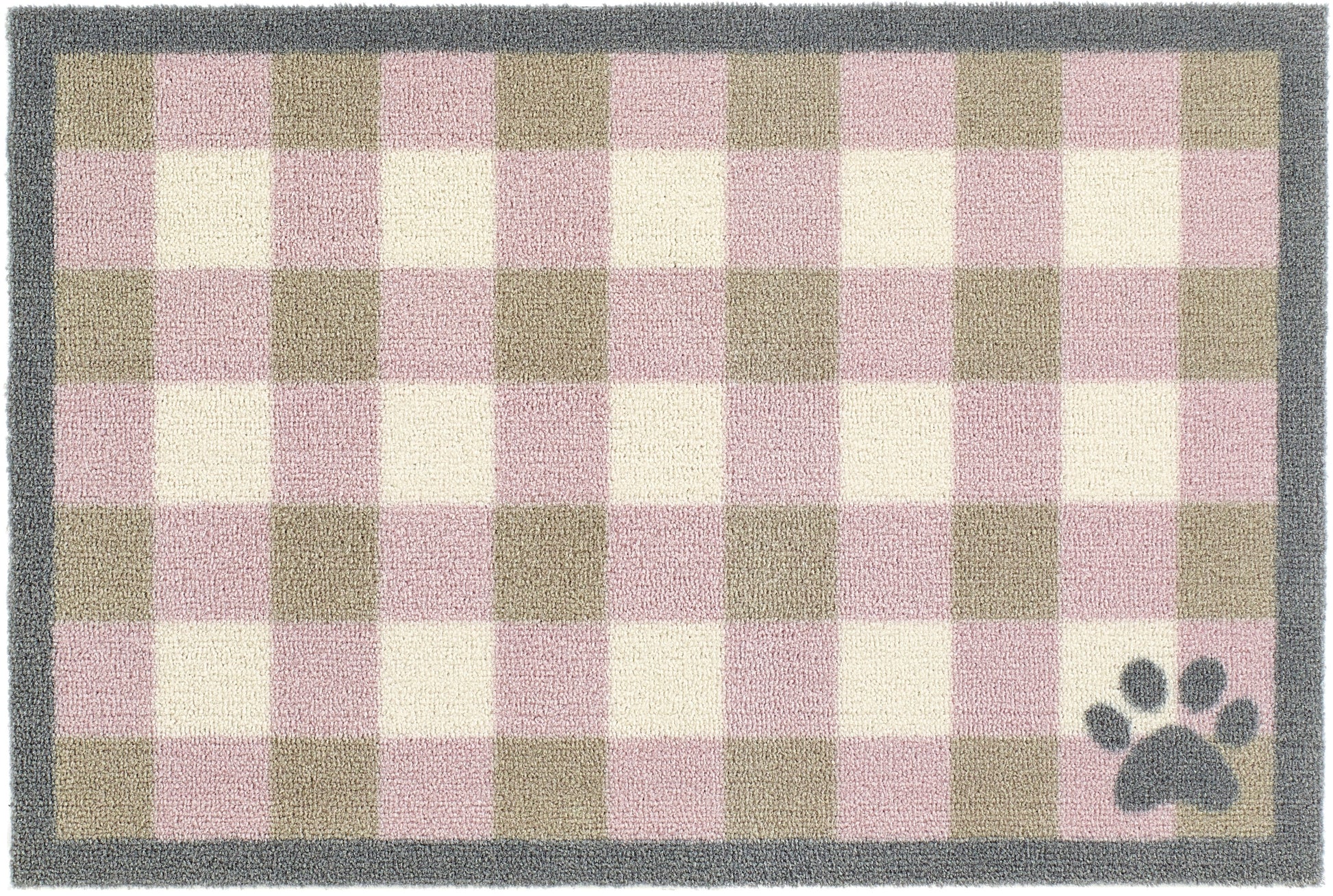 Howler & Scratch Pink Check - DoormatsOnline