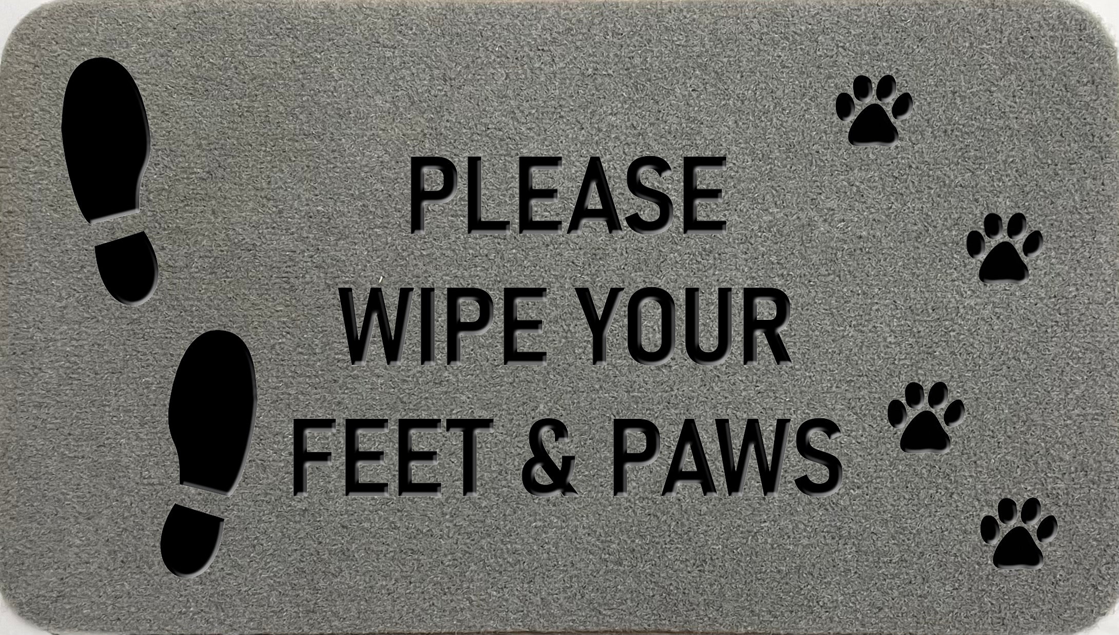 Please Wipe Your Feet & Paws