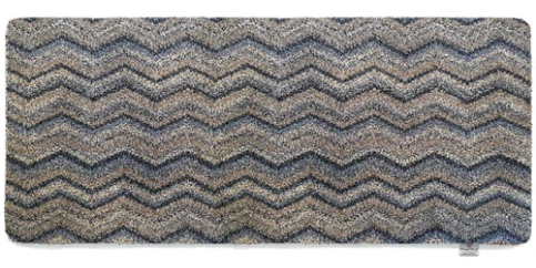 Ribbon Grey Zig Zag Runner