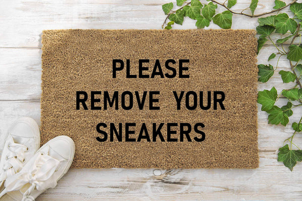 Please Remove Your Sneakers