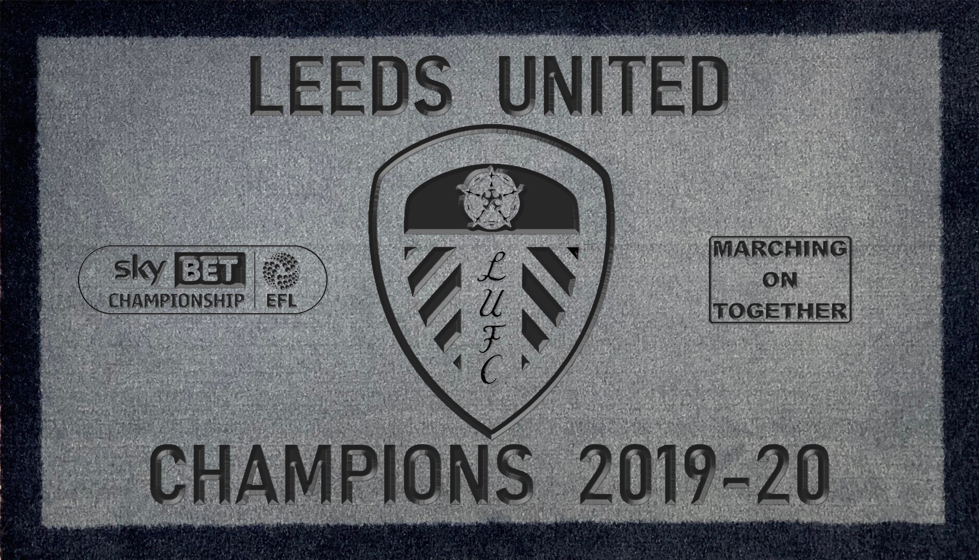 Artisan Leeds Champions Of The Championship - DoormatsOnline