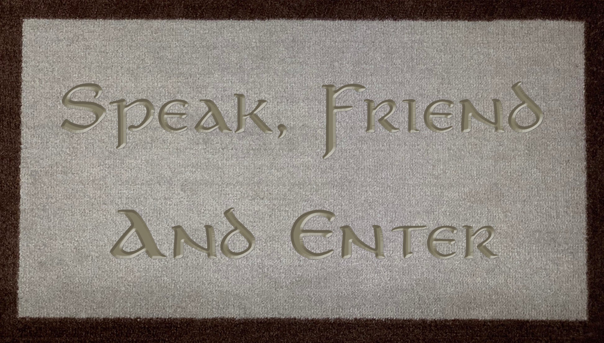 Artisan Speak Friend And Enter - DoormatsOnline