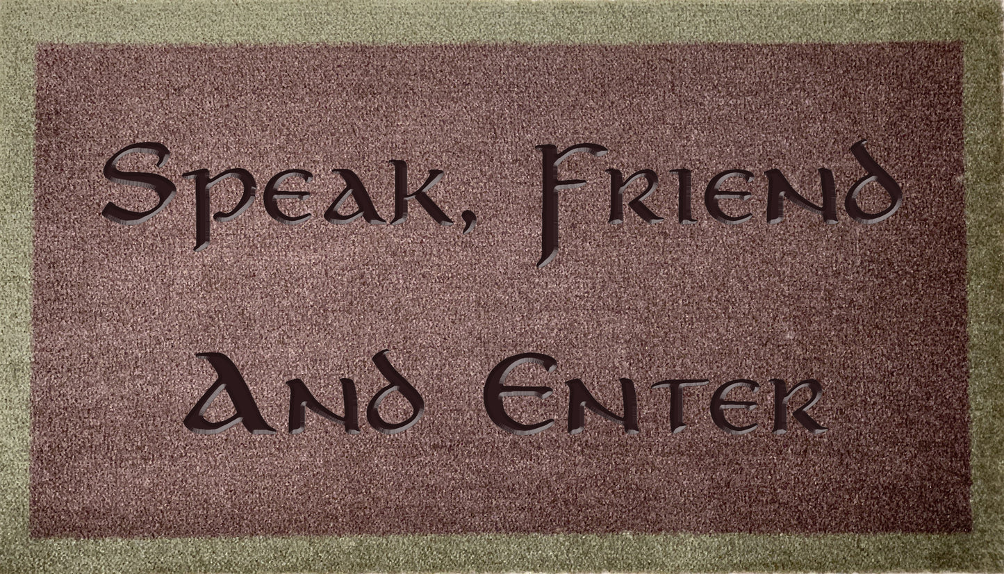 Artisan Speak Friend And Enter - DoormatsOnline