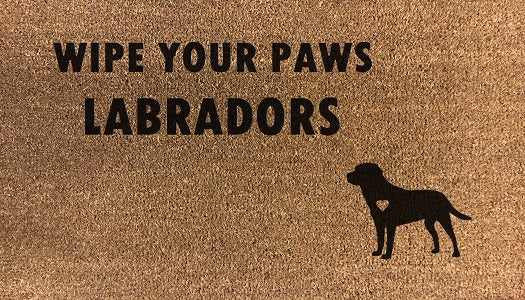 Wipe Your Paws Labradors