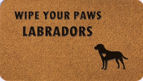 Wipe Your Paws Labradors