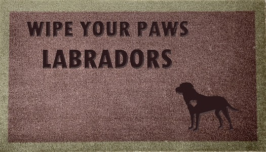 Wipe Your Paws Labradors